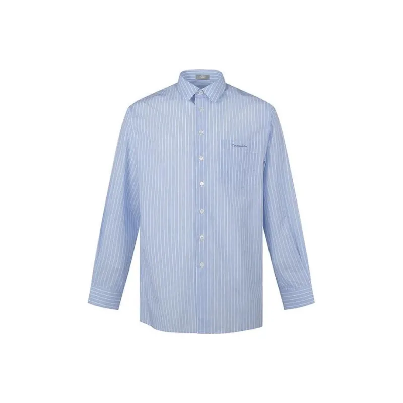 DIOR Shirts Men Light Blue-0