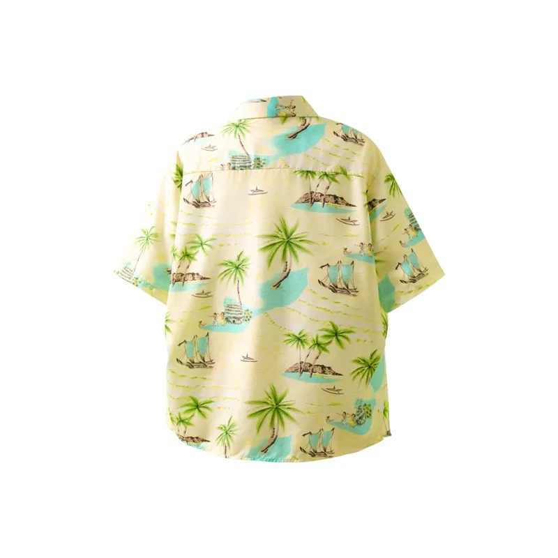 BEAR UNION Shirt Unisex Light Green-1