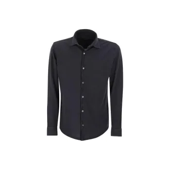 FEDELI Shirts Men Marine Blue