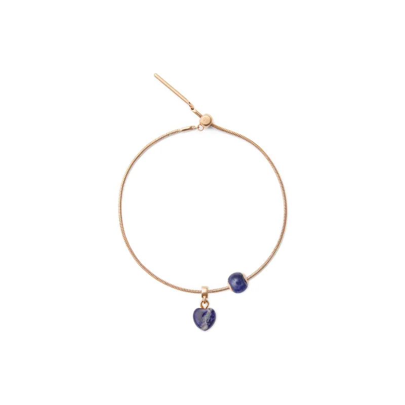Daniel Wellington CHARMS Whisper Natural Blue Chalcedony Bracelets Women's-0