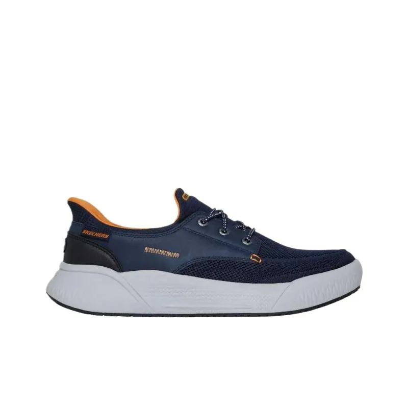 Skechers Low Top Casual Shoes Men's Blue-1