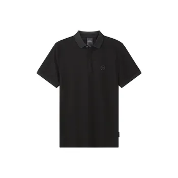 ARMANI EXCHANGE Logo embroidered Cotton Polo Shirt