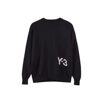 Y 3 Logo Knitted Sweatshirt