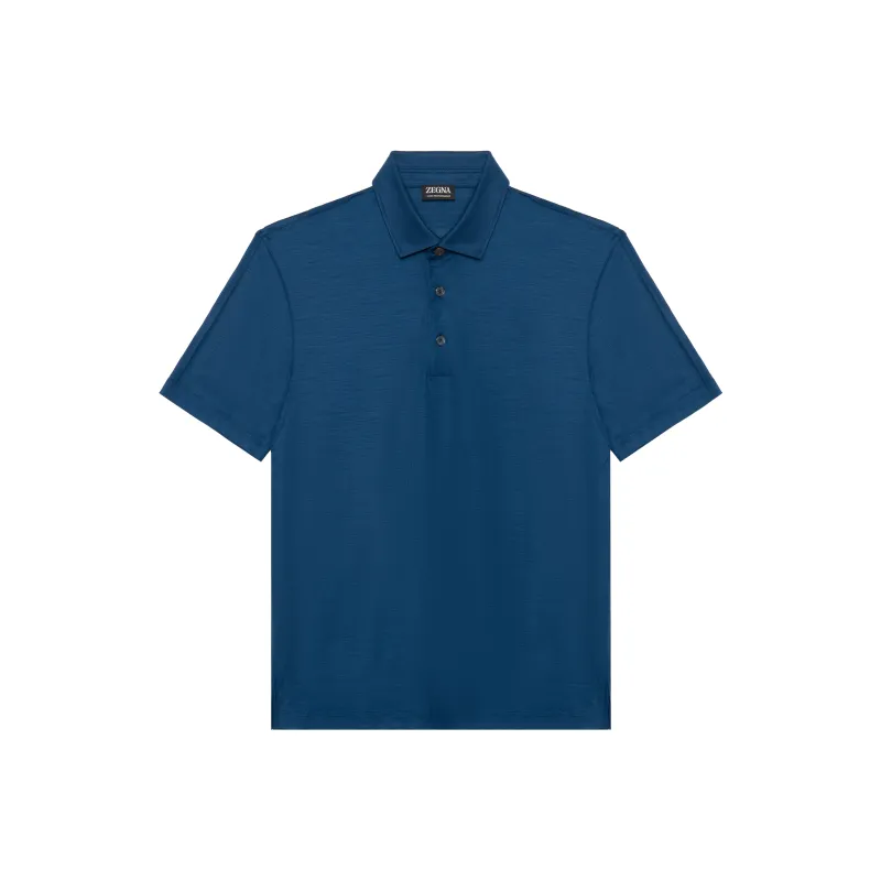 Zzegna Polo Shirts Men Midnight Blue-0