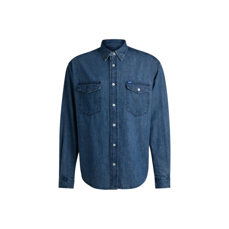 HUGO BOSS Shirts Men Blue-0
