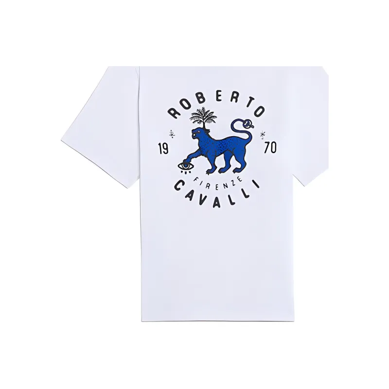 Roberto Cavalli T-Shirt Men's White-3