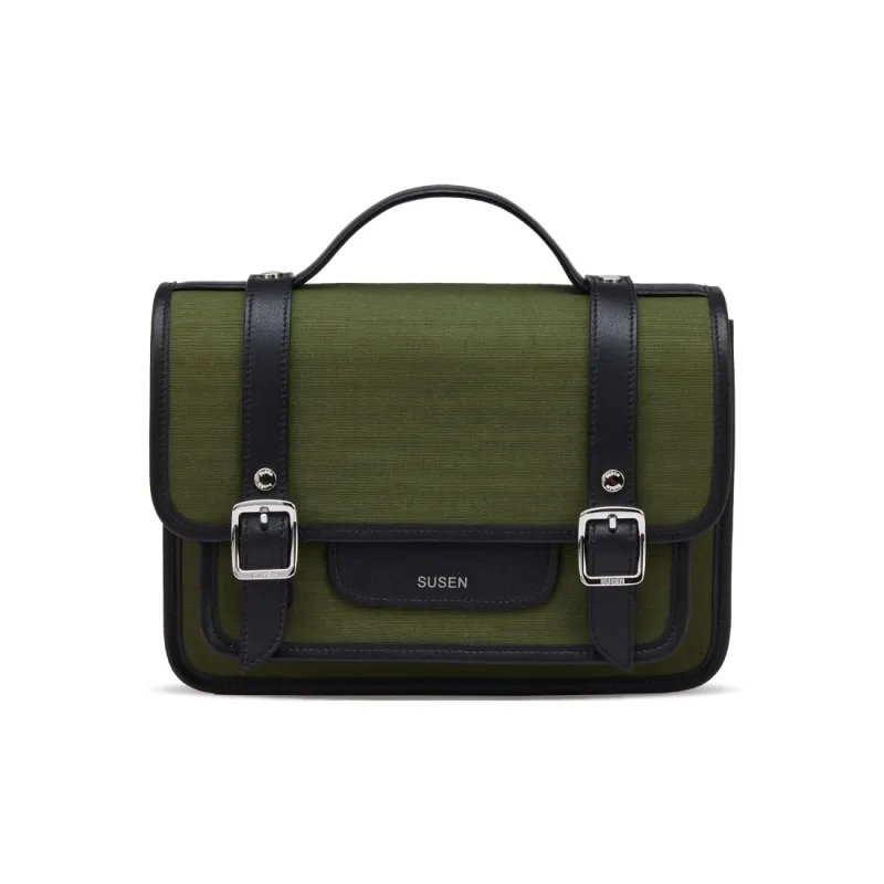 SUSEN Canvas Canvas Bag Portable One Shoulder Crossbody Satchel Bag Unisex-3