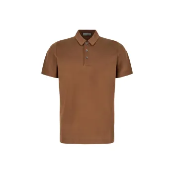 Canali Cotton Jersey Polo Shirt