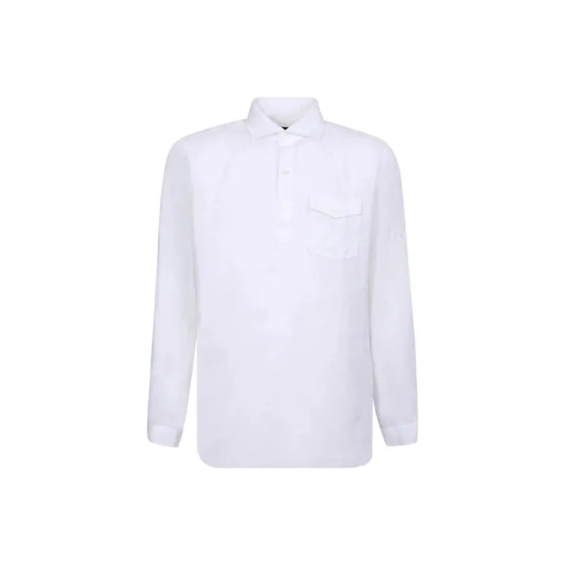 LARDINI Linen Long sleeve Shirt-0
