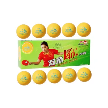 DOUBLEFISH Table Tennis ABS Indoor And Outdoor Training Unisex 10 Pieces/Box