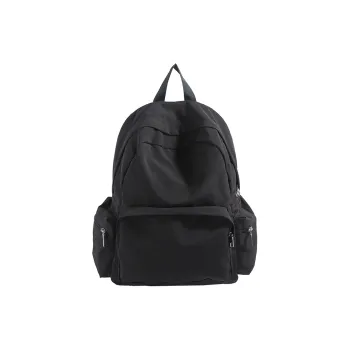 Yalu Nylon Fabric Backpack Regular Unisex Black/Blue/Pink/Khaki