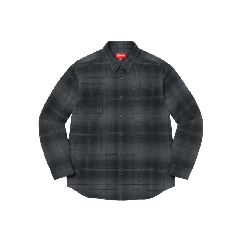 Supreme Shadow Plaid Flannel Shirt-1