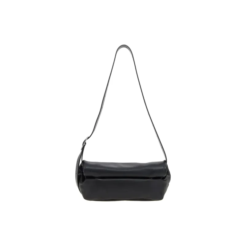 JIL SANDER Polyvinyl Chloride Shoulder Bag Trumpets Women's Black-0