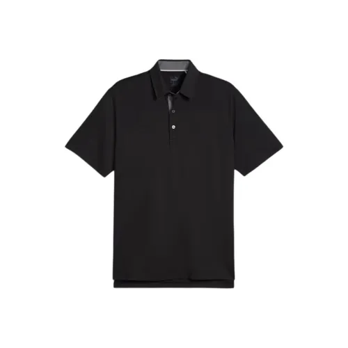 PUMA MATT Brigade Golf Polo Shirt Men's Black