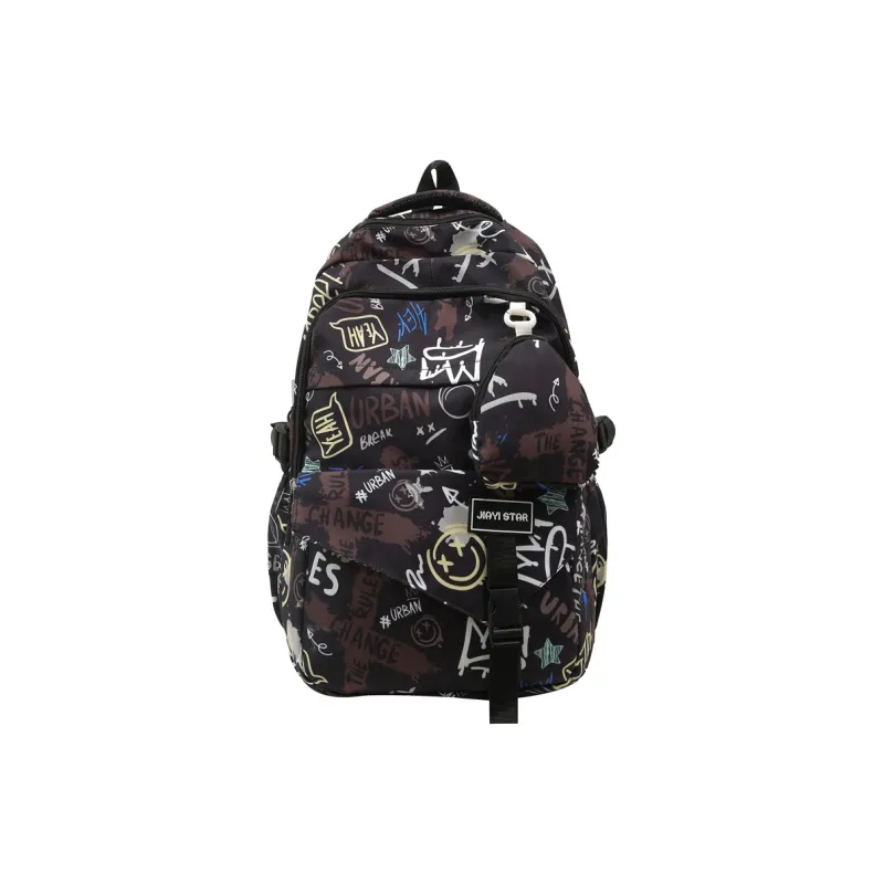 URBAN FOREST Nylon Backpack Unisex Multicolor-18