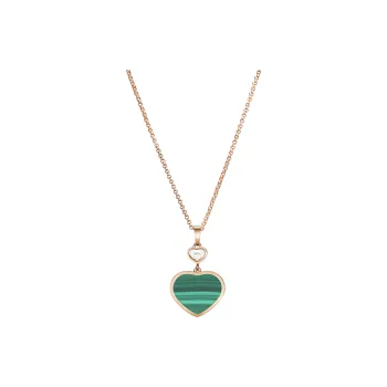Chopard Happy Hearts Necklaces Women's Green