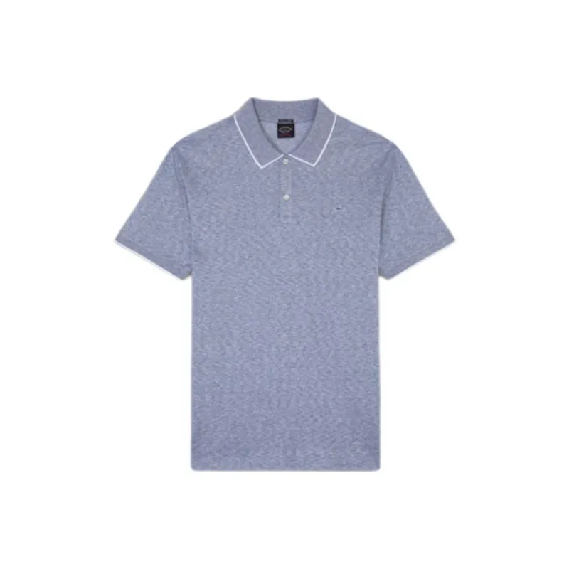 Paul & Shark Logo embroidered Knitted Polo Shirt-0