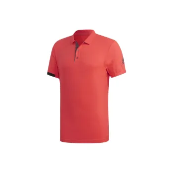Adidas Polo Shirts Men Watermelon Red
