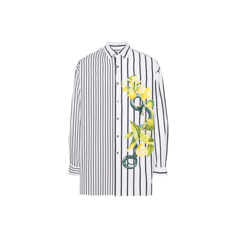 Roberto Cavalli Mix print Cotton Shirt-0
