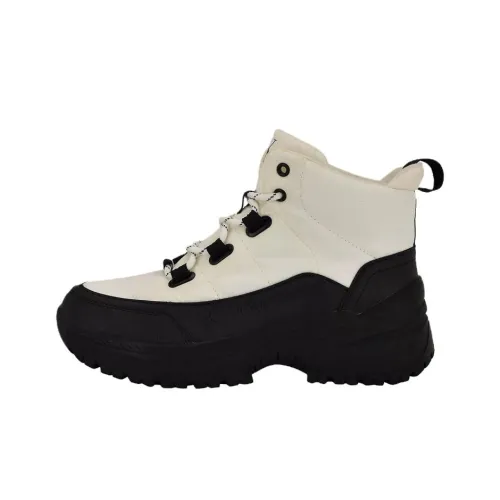 CKJ CALVIN KLEIN JEANS Noanne Ankle Boots Women's Ecru
