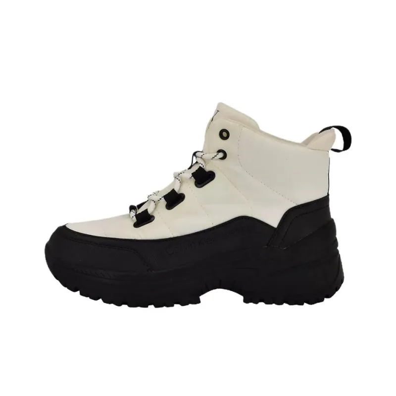 CKJ CALVIN KLEIN JEANS Noanne Ankle Boots Women's Ecru-0