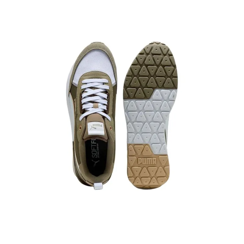 PUMA R22 Anti Slip Wear Resistant Low Top Casual Shoes Unisex Brown-3