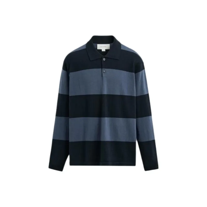 ZARA Polo Shirt Men's Dark Blue-0