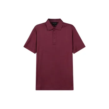 GIORGIO ARMANI SS22 Polo Shirt Men's Brick Red