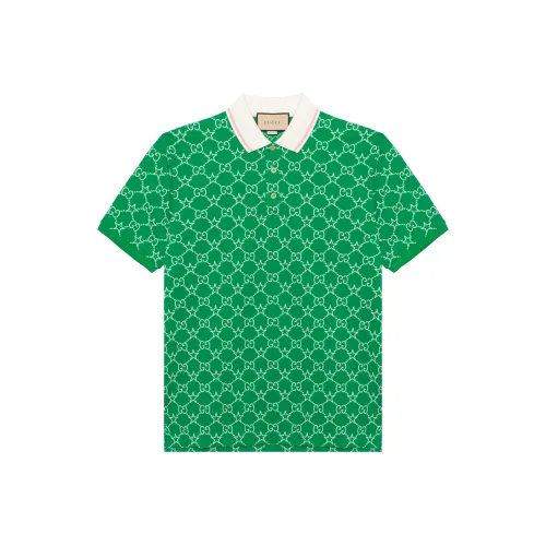 GUCCI FW22 Polo Shirt Men's Green
