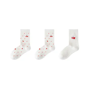 Cotton Gene Mid Calf Socks Women's Combo Set