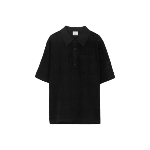 Burberry Checked Oversize Polo Shirt