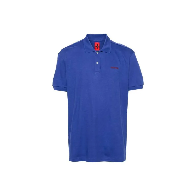 Ferrari Polo Shirts Men Blue-0