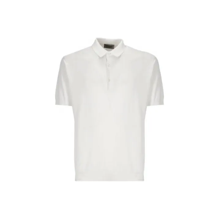 JOHN SMEDLEY Polo Shirts Men White-0