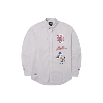 New Era x MLB College Renewal Series SS24 New York Mets Shirt Unisex Khaki