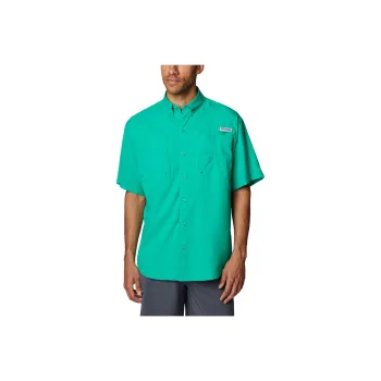 Columbia Shirts Men Turquoise