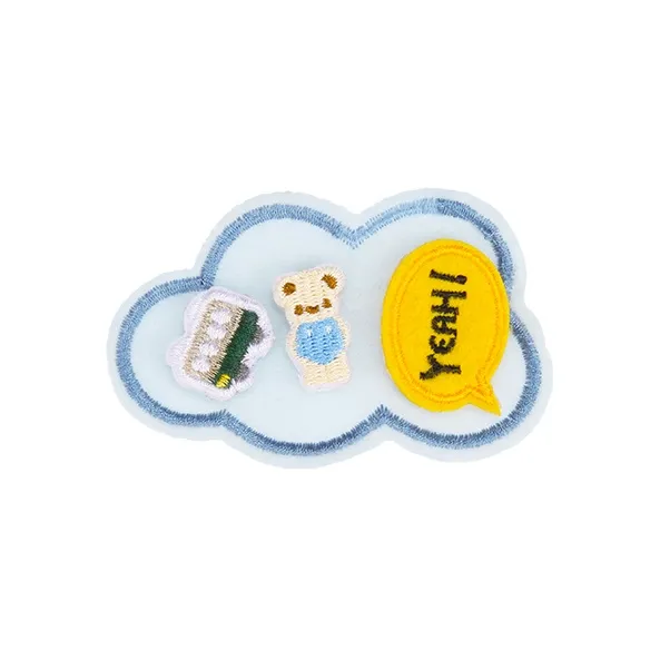 NICERURU Fabric Hair Clips Women's-10