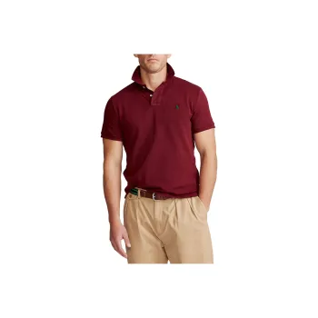 Polo Ralph Lauren Polo Shirts Men Burgundy