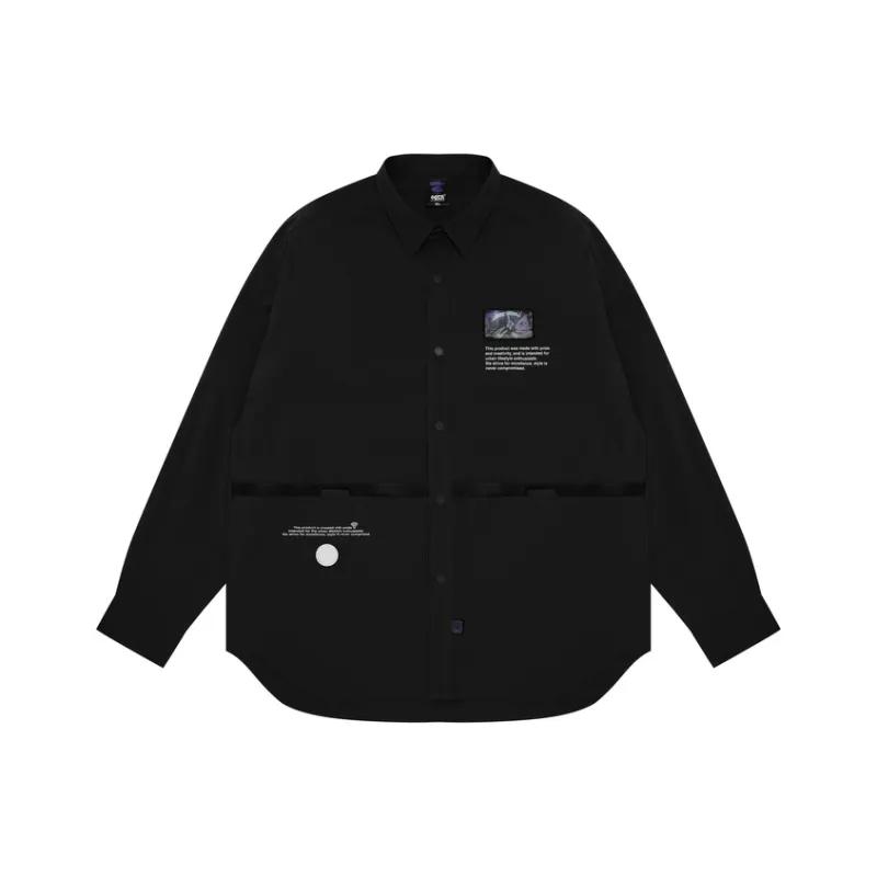 Aape Logo Print Long sleeved Shirt-0