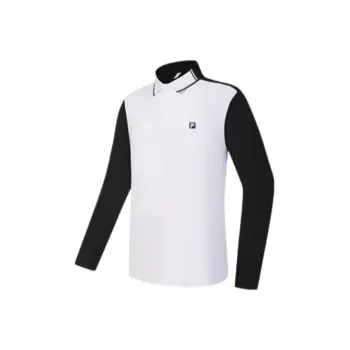 FILA Golf Series SS25 Polo Shirt Men's Pitch Black