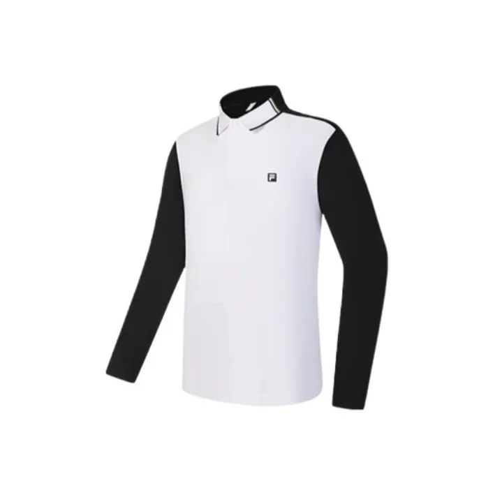 FILA Golf Series SS25 Polo Shirt Men's Pitch Black-0