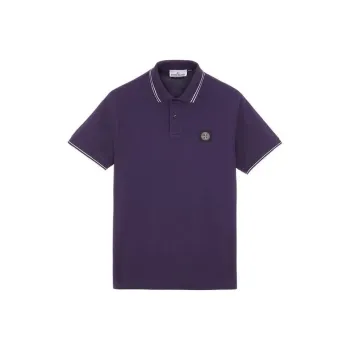 STONE ISLAND Polo Shirts Men Purple