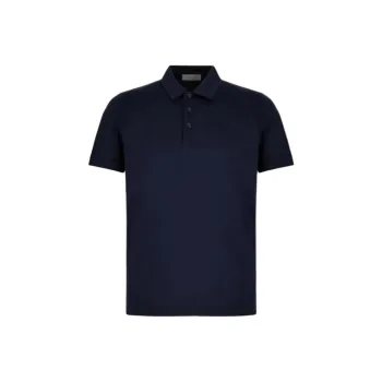 CANALI Polo Shirt Men's Dark Blue