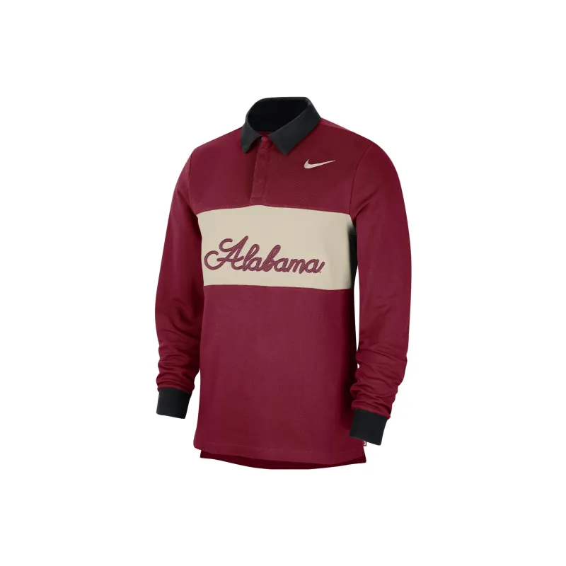 Nike Polo Shirts Men Dark Red-0
