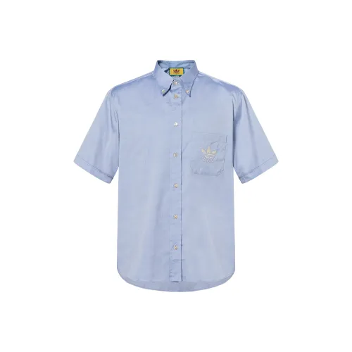 GUCCI X Adidas Oxford Cotton Shirt