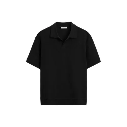 ZARA Polo Shirts Men Black
