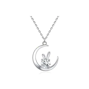 LONGFENG JEWEL 925 Sterling Silver Necklaces Women's