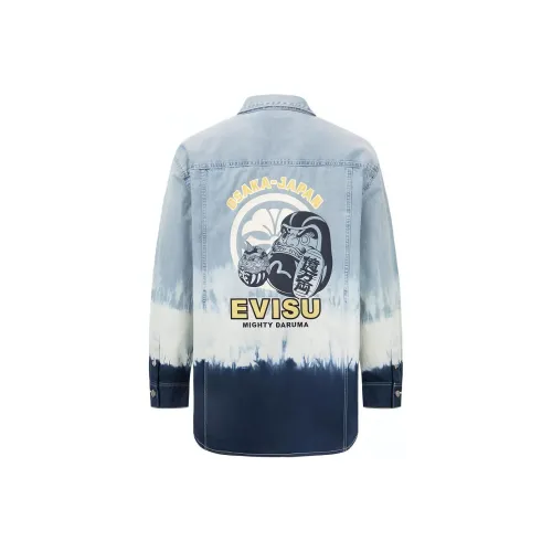 EVISU SS22 Tie dye Denim Shirt Jacket