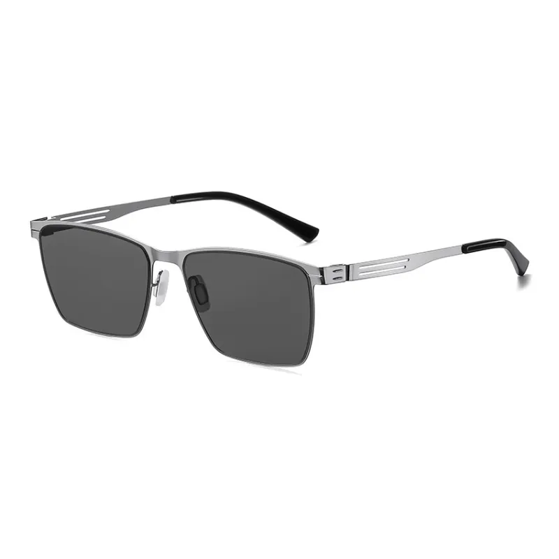 Yamaichi Maru Alloy Rectangular Sunglasses Men's-5
