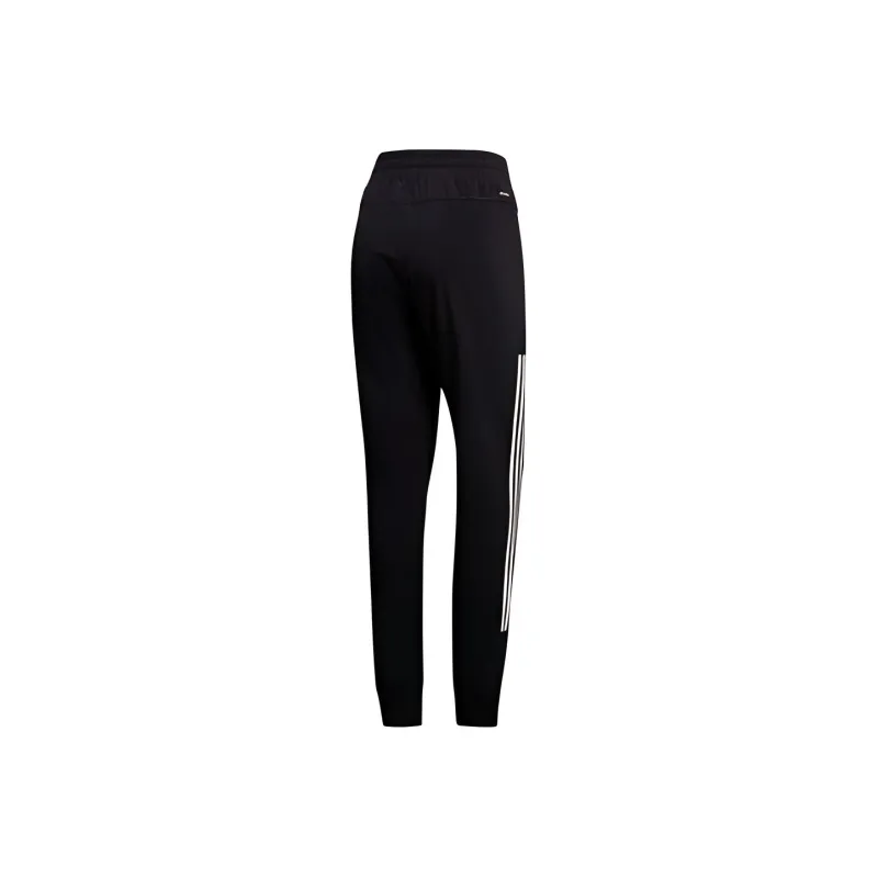 Adidas Knitted Sports Pants Women's Black-1