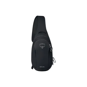 OSPREY Recycled Polyester Shoulder Bag, Crossbody Bag Unisex Black
